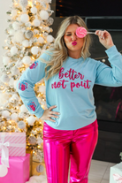 Better Not Pout Sequins (Blue) Sweater-Tops-Krush Kandy, Women's Online Fashion Boutique Located in Phoenix, Arizona (Scottsdale Area)