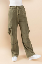 Mineral Washed French Terry Cargo Pants-Bottoms-Krush Kandy, Women's Online Fashion Boutique Located in Phoenix, Arizona (Scottsdale Area)