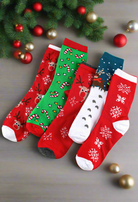 5 Pack Christmas Socks-Socks-Krush Kandy, Women's Online Fashion Boutique Located in Phoenix, Arizona (Scottsdale Area)