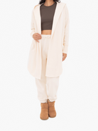 MONO B Open Front Longline Hoodie Cardigan-Cardigans-Krush Kandy, Women's Online Fashion Boutique Located in Phoenix, Arizona (Scottsdale Area)