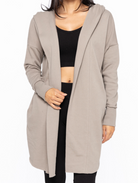 MONO B Open Front Longline Hoodie Cardigan-Cardigans-Krush Kandy, Women's Online Fashion Boutique Located in Phoenix, Arizona (Scottsdale Area)