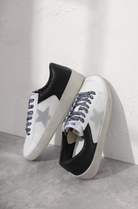 McKenzie Star Sneaker Black and White-Sneakers-Krush Kandy, Women's Online Fashion Boutique Located in Phoenix, Arizona (Scottsdale Area)