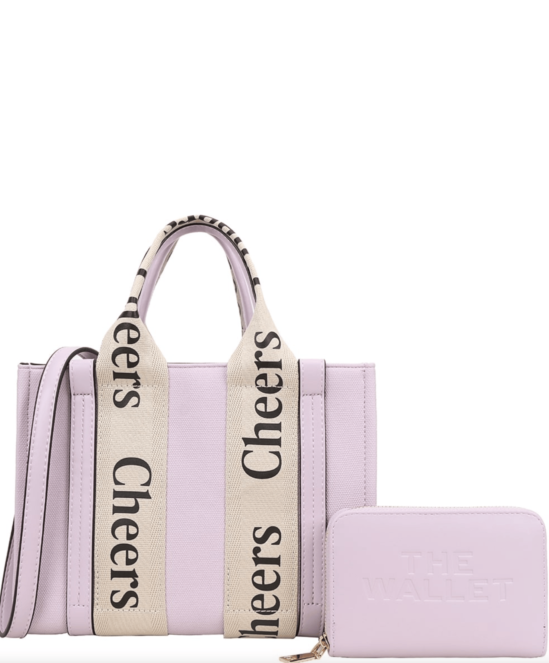 Cheers (Tote Bag) Shoulder Bag With Wallet Set-Purses & Bags-Krush Kandy, Women's Online Fashion Boutique Located in Phoenix, Arizona (Scottsdale Area)