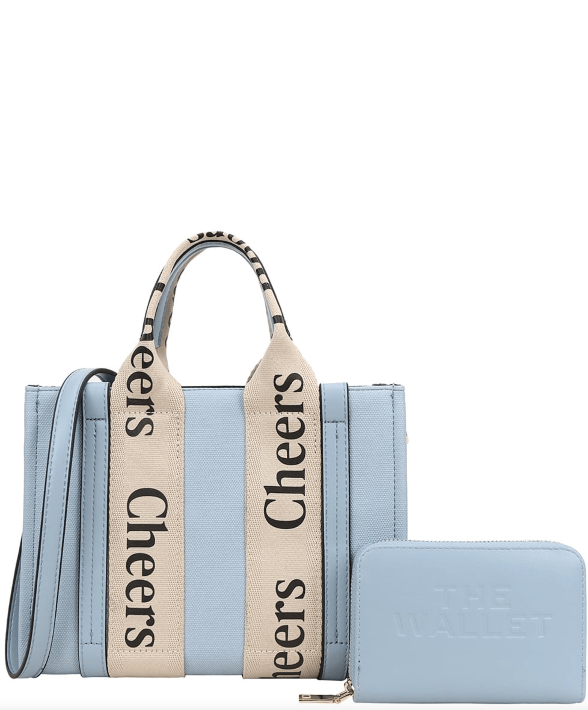 Cheers (Tote Bag) Shoulder Bag With Wallet Set-Purses & Bags-Krush Kandy, Women's Online Fashion Boutique Located in Phoenix, Arizona (Scottsdale Area)