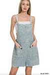 The Driftwood Acid Wash Romper-Jumpsuits & Rompers-Krush Kandy, Women's Online Fashion Boutique Located in Phoenix, Arizona (Scottsdale Area)