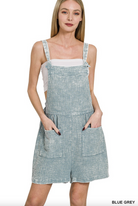 The Driftwood Acid Wash Romper-Jumpsuits & Rompers-Krush Kandy, Women's Online Fashion Boutique Located in Phoenix, Arizona (Scottsdale Area)
