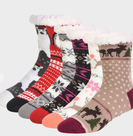 Sherpa Lined WINTER SOCKS-Socks-Krush Kandy, Women's Online Fashion Boutique Located in Phoenix, Arizona (Scottsdale Area)