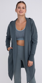 MONO B Open Front Longline Hoodie Cardigan-Cardigans-Krush Kandy, Women's Online Fashion Boutique Located in Phoenix, Arizona (Scottsdale Area)