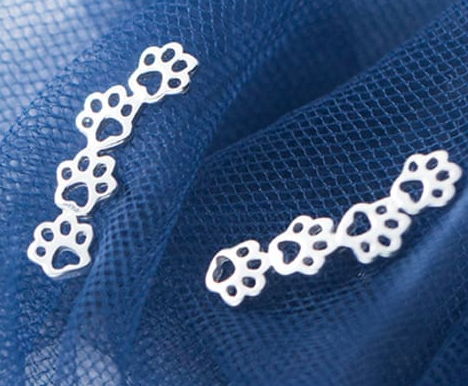 925 Sterling Silver Paw Stud Earrings-Earrings-Krush Kandy, Women's Online Fashion Boutique Located in Phoenix, Arizona (Scottsdale Area)