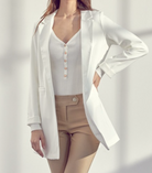 Zoom Meeting Lined Long Blazer Jacket | 10 Colors-Blazers-Krush Kandy, Women's Online Fashion Boutique Located in Phoenix, Arizona (Scottsdale Area)