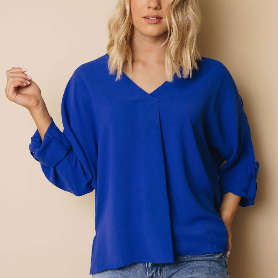 My Priority V Neck Shirt | S-2X, 10 Colors-Short Sleeve Tops-Krush Kandy, Women's Online Fashion Boutique Located in Phoenix, Arizona (Scottsdale Area)