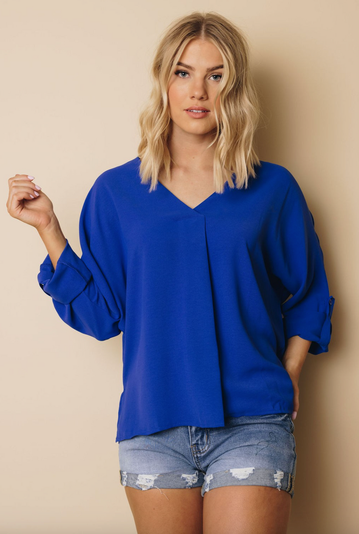 My Priority V Neck Shirt | S-2X, 10 Colors-Short Sleeve Tops-Krush Kandy, Women's Online Fashion Boutique Located in Phoenix, Arizona (Scottsdale Area)