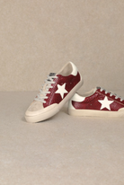 Sadie Star Sneakers, Red-Sneakers-Krush Kandy, Women's Online Fashion Boutique Located in Phoenix, Arizona (Scottsdale Area)