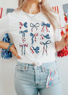 PREORDER Coquettes America Bow Graphic Tshirts-Graphic Tees-Krush Kandy, Women's Online Fashion Boutique Located in Phoenix, Arizona (Scottsdale Area)