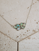 Blooming Lotus Charm Necklace-Chain Necklaces-Krush Kandy, Women's Online Fashion Boutique Located in Phoenix, Arizona (Scottsdale Area)