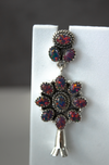 Squash Blossom Stone Statement Earrings-Stud Earrings-Krush Kandy, Women's Online Fashion Boutique Located in Phoenix, Arizona (Scottsdale Area)