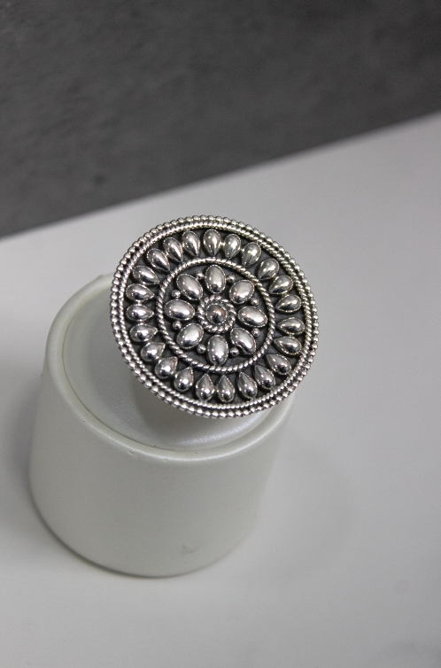 Estrella Del Sol Sterling Ring | By KKB-Band Rings-Krush Kandy, Women's Online Fashion Boutique Located in Phoenix, Arizona (Scottsdale Area)