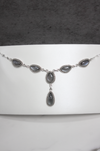 Rowan Stone Drop Necklaces-Chain Necklaces-Krush Kandy, Women's Online Fashion Boutique Located in Phoenix, Arizona (Scottsdale Area)