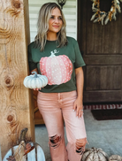 Blush Pumpkin Graphic Tee-Graphic Tees-Krush Kandy, Women's Online Fashion Boutique Located in Phoenix, Arizona (Scottsdale Area)