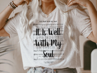 It Is Well with My Soul Hymn Graphic Tee-Graphic Tees-Krush Kandy, Women's Online Fashion Boutique Located in Phoenix, Arizona (Scottsdale Area)