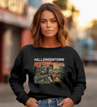 Halloweentown Graphic Sweater-Graphic Tees-Krush Kandy, Women's Online Fashion Boutique Located in Phoenix, Arizona (Scottsdale Area)