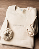 Overthinker Embroidery Graphic Sweatshirt-Krush Kandy, Women's Online Fashion Boutique Located in Phoenix, Arizona (Scottsdale Area)