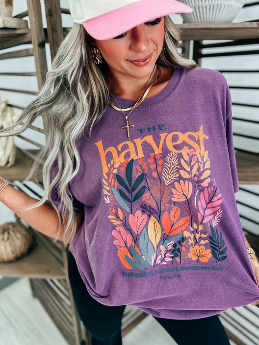 The Harvest Oversized Graphic Tee-Graphic Tees-Krush Kandy, Women's Online Fashion Boutique Located in Phoenix, Arizona (Scottsdale Area)