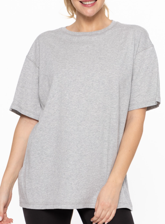 Naturally Cozy Oraganic Cotton Boyfriend Tee-Tops-Krush Kandy, Women's Online Fashion Boutique Located in Phoenix, Arizona (Scottsdale Area)