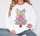 Christmas Tree Pastel Water Color Graphic Sweatshirt-Graphic Tees-Krush Kandy, Women's Online Fashion Boutique Located in Phoenix, Arizona (Scottsdale Area)