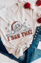 Santa Saw That Graphic Tee-Graphic Tees-Krush Kandy, Women's Online Fashion Boutique Located in Phoenix, Arizona (Scottsdale Area)