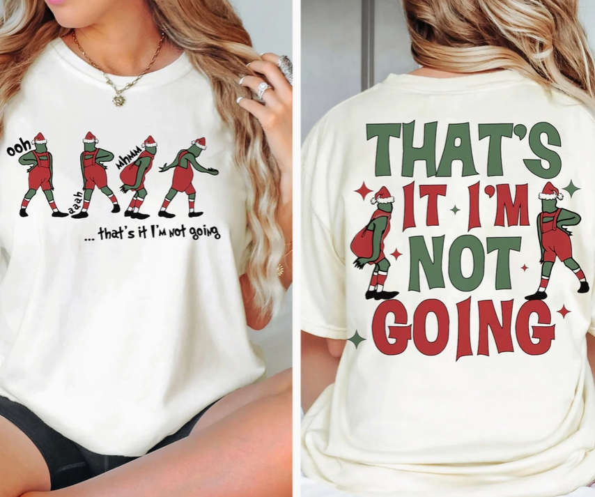 That's It I'm Not Going Graphic Tee-Graphic Tees-Krush Kandy, Women's Online Fashion Boutique Located in Phoenix, Arizona (Scottsdale Area)