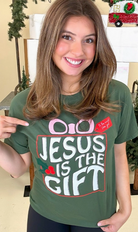 Jesus Is The Gift Graphic Tee-Graphic Tees-Krush Kandy, Women's Online Fashion Boutique Located in Phoenix, Arizona (Scottsdale Area)