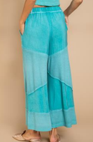 Contrast Ribbed Knit Culottes Pants-Pants-Krush Kandy, Women's Online Fashion Boutique Located in Phoenix, Arizona (Scottsdale Area)