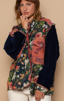 POL Women's Floral Long Sleeve Shacket-Sweaters-Krush Kandy, Women's Online Fashion Boutique Located in Phoenix, Arizona (Scottsdale Area)