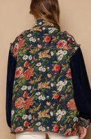 POL Women's Floral Long Sleeve Shacket-Sweaters-Krush Kandy, Women's Online Fashion Boutique Located in Phoenix, Arizona (Scottsdale Area)