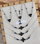 Midnight Dreams Cluster Necklaces-Necklaces-Krush Kandy, Women's Online Fashion Boutique Located in Phoenix, Arizona (Scottsdale Area)