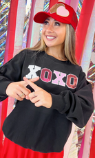 Xoxo Sequin Valentine Graphic Sweatshirt-Graphic Tees-Krush Kandy, Women's Online Fashion Boutique Located in Phoenix, Arizona (Scottsdale Area)