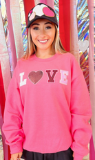 Big Heart Love Sequin Valentine Graphic Sweatshirt-Graphic Tees-Krush Kandy, Women's Online Fashion Boutique Located in Phoenix, Arizona (Scottsdale Area)