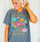 Let Kindness Bloom Oversized Tee-Graphic Tees-Krush Kandy, Women's Online Fashion Boutique Located in Phoenix, Arizona (Scottsdale Area)