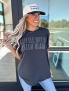 A Little Ray of Pitch Black Graphic Tee-Graphic Tees-Krush Kandy, Women's Online Fashion Boutique Located in Phoenix, Arizona (Scottsdale Area)