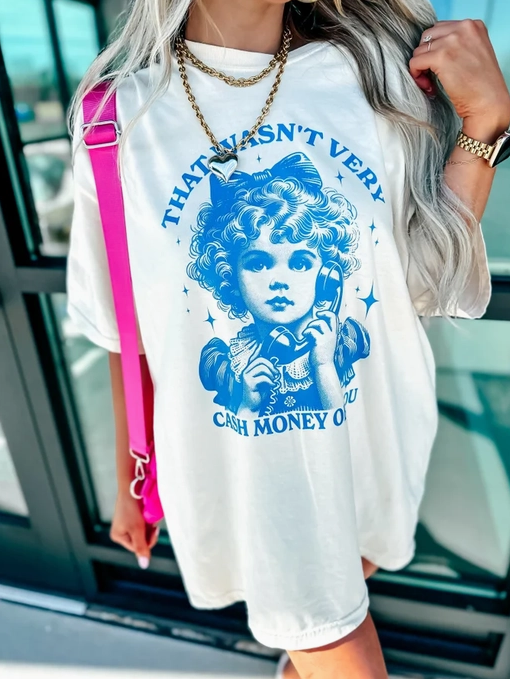 That Wasn’t Very Cash Money of You Graphic Tee-Graphic Tees-Krush Kandy, Women's Online Fashion Boutique Located in Phoenix, Arizona (Scottsdale Area)