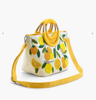 Golden Citrus Embroidered Tote-Purses & Bags-Krush Kandy, Women's Online Fashion Boutique Located in Phoenix, Arizona (Scottsdale Area)