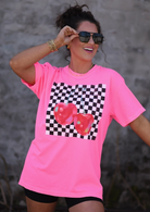 Checkmate Cherry Graphic Tee-Graphic Tees-Krush Kandy, Women's Online Fashion Boutique Located in Phoenix, Arizona (Scottsdale Area)