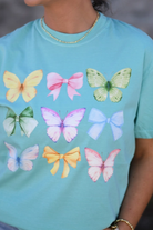 Butterfly Kisses & Bow Wishes Tee-Graphic Tees-Krush Kandy, Women's Online Fashion Boutique Located in Phoenix, Arizona (Scottsdale Area)