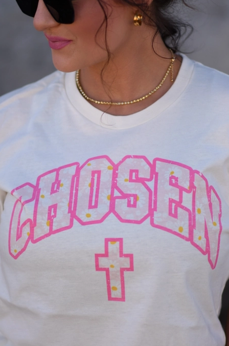 Chosen Graphic Tee-Graphic Tees-Krush Kandy, Women's Online Fashion Boutique Located in Phoenix, Arizona (Scottsdale Area)