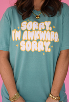 Sorry, I’m Awkward Tee-Graphic Tees-Krush Kandy, Women's Online Fashion Boutique Located in Phoenix, Arizona (Scottsdale Area)