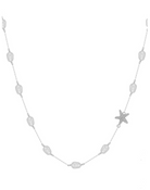 Pearl Star Dainty Necklace-Necklaces-Krush Kandy, Women's Online Fashion Boutique Located in Phoenix, Arizona (Scottsdale Area)