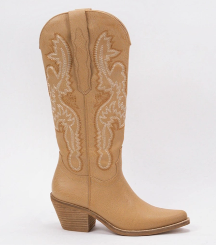 Western Chic Heeled Boots-Boots-Krush Kandy, Women's Online Fashion Boutique Located in Phoenix, Arizona (Scottsdale Area)