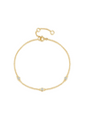 Cubic Zirconia Geometric Minimalist Link Bracelet-Bracelets-Krush Kandy, Women's Online Fashion Boutique Located in Phoenix, Arizona (Scottsdale Area)