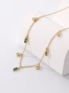 Multi Crystal Dainty Minimalist Necklace-Necklaces-Krush Kandy, Women's Online Fashion Boutique Located in Phoenix, Arizona (Scottsdale Area)